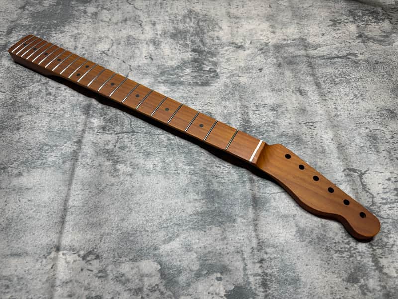 BMC Guitar Neck Tele® Telecaster® 21 Fret Roasted Maple With Maple Fingerboard Nitro Lacquer - 9.5 Radius image 1