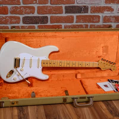 Fender American Vintage Limited Edition 1957 Commemorative Stratocaster White Blonde 2007 w/OHSC image 2