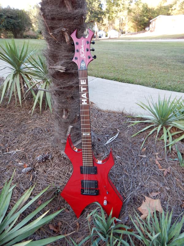 B.C. Rich Warlock Hate 7 Blood Red Mick Thomson Slipknot image 1
