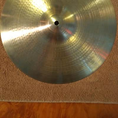 A Zildjian Vintage 14" Hi Hats Bronze 1970's image 3