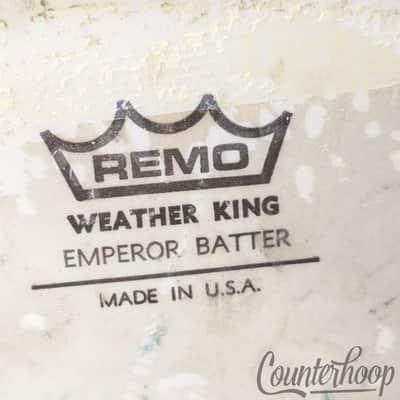 Remo 2x 14"Emperor Coated+White Tom/Snare Drum Heads Batter/Resonant WeatherKing image 2