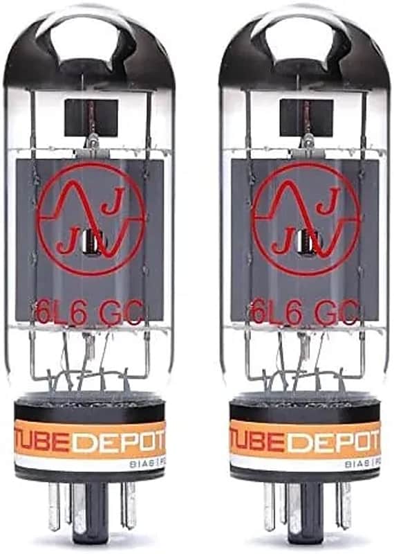 JJ Electronic 6L6GC Power Tube Matched Pair image 1