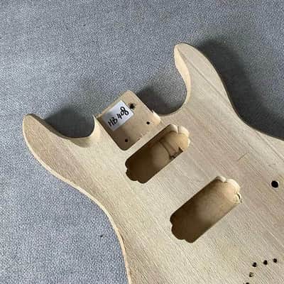 Unfinished 7 String Guitar Basswood Body DIY Project image 8
