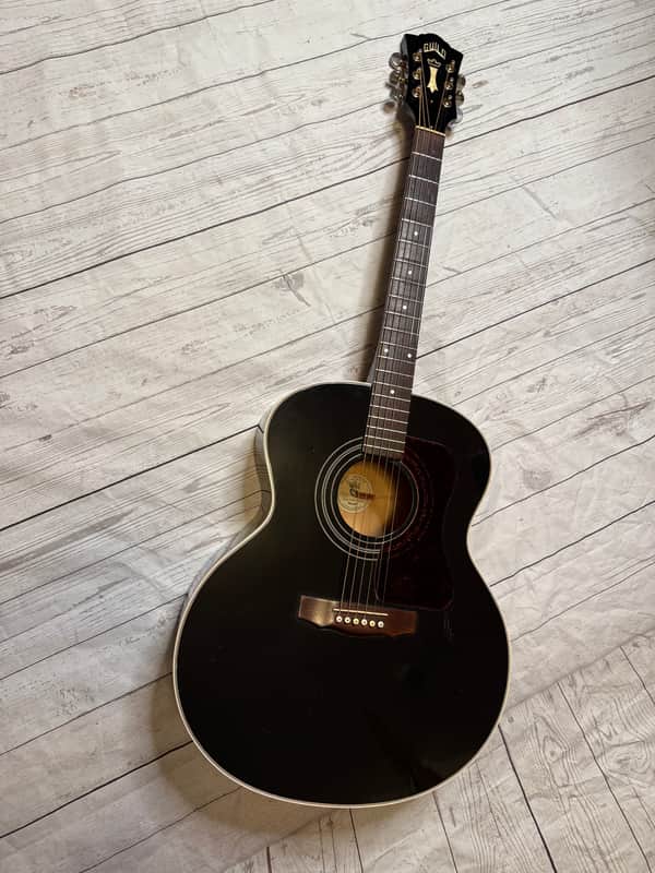 2003 USA Guild JF30 Black w/K&K. VIDEO image 1