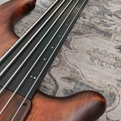 Mayones Patriot MR 5 Fretless - antique brown image 7