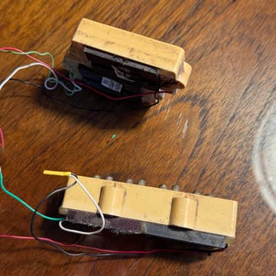 Vintage DiMarzio P/J Pickup set 1980 - Cream image 10