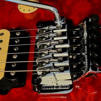 VIDEO! 1995 Ernie Ball Music Man EVH Eddie Van Halen Signature Red Quilt COLLECTOR GRADE 1 owner image 17