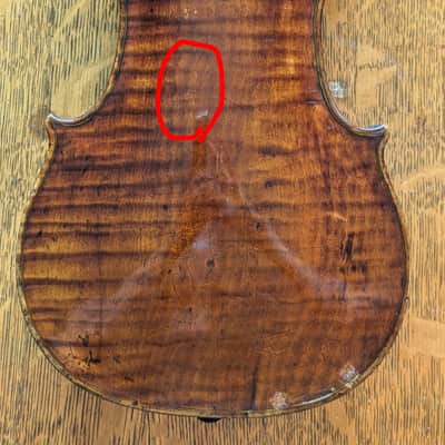 Antique Bohemian fiddle violin Late 1800s - Dark image 10