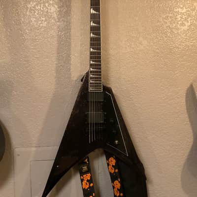 ESP LTD KH-V Kirk Hammett Signature 2023 - Present - Black Sparkle image 3