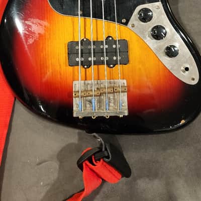 Fender Modern Player Jazz Bass Satin - 2-Color Sunburst image 2