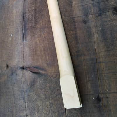 24  SHARK FIN BANANA NECK MAPLE GUITAR NECK WITH FLOYD ROSE NUT INSTALLED DIY NECK image 9