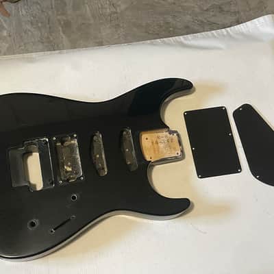 1990's Japan Jackson Concept JSX-94 Black Guitar Body Floyd Ready