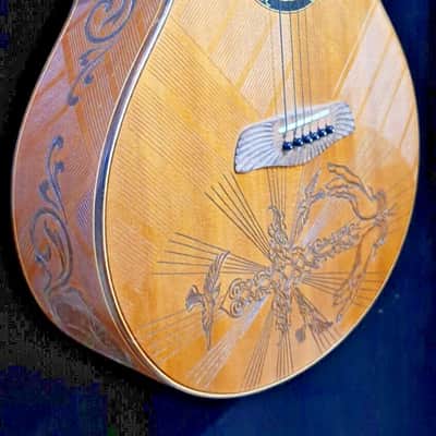Blueberry Handmade Acoustic Guitar Grand Concert Faith image 8