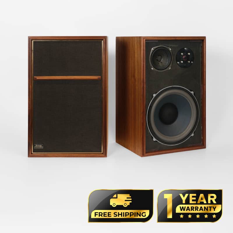 Wharfedale W60E Pair of Speakers – Professionally Restored – 1-Year Warranty image 1