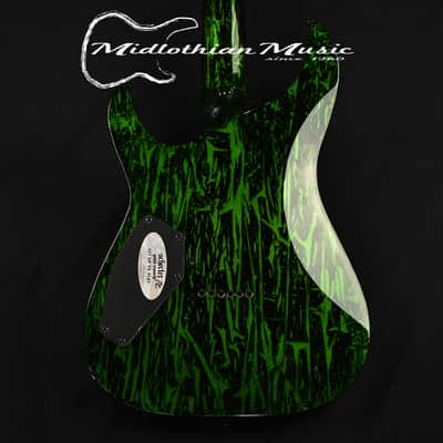 Schecter C-1 Silver Mountain - Electric Guitar - Toxic Venom Gloss Finish image 6