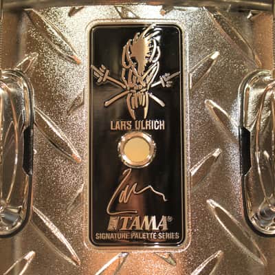 Tama Lars Ulrich Signature 6.5x14 Steel Snare Drum - New! image 5