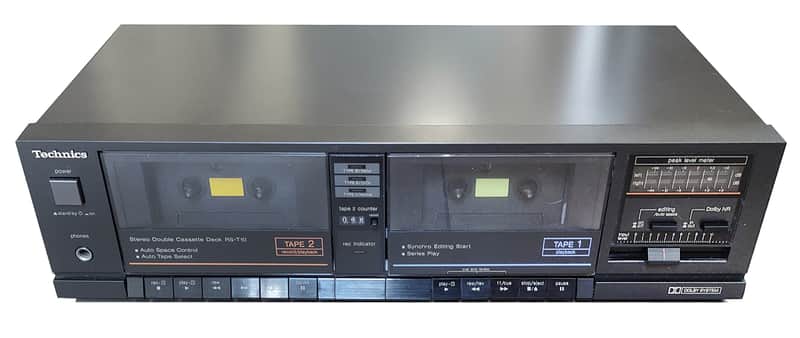 Vintage Technics RS-T10 Stereo Dual Cassette Deck image 1