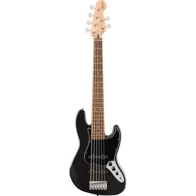Squier Affinity Jazz Bass VI -  Black Metallic Laurel image 2