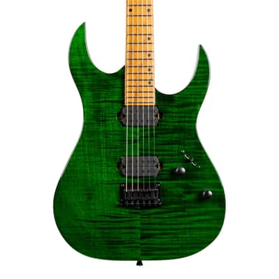 Spira S-450 TGR 450 Series Double Cutaway Roasted Poplar Flamed Maple Top Canadian Roasted Maple Neck 6-String Electric Guitar image 5