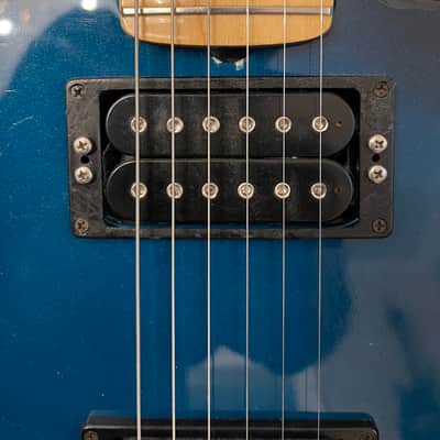 1981 Kramer Blue Sunburst Strat Head Pacer with the original HSC and paperwork image 13