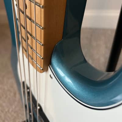 Fender Jazz Player Bass 2024 - Tidepool - w/Hipshot HB7 Lollipop Nickel Bass Tuning Machines image 6