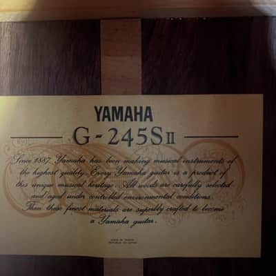 Yamaha G-245SII Classical Acoustic Guitar w/ Case image 3