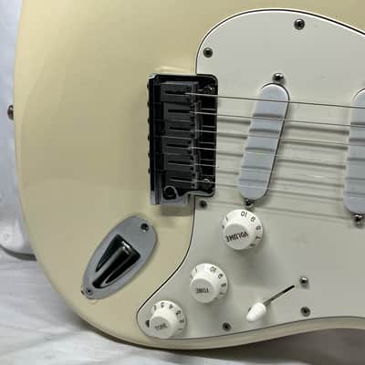 Fender American Elite Stratocaster Strat Electric Guitar - Olympic Pearl image 5