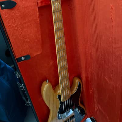 Rare USA Fender Marcus Miller Jazz Bass V — 2005 Natural Ash (Discontinued Model) image 4