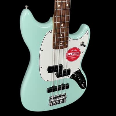 Fender Limited Edition Mustang PJ Short Scale Bass in Surf Green image 4
