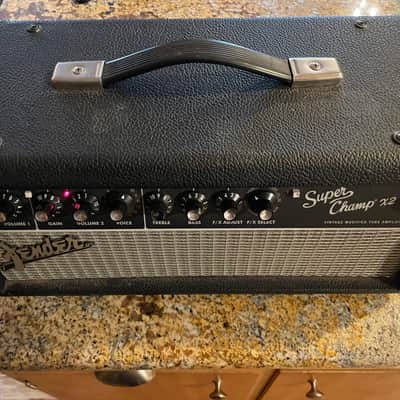 Fender Super Champ X2 HD 2-Channel 15-Watt Guitar Amp Head 2012 - 2021 - Black image 2