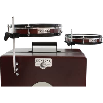 Toca TKSDS Kickboxx Suitcase Travel Drum Set 2020s - Natural image 5