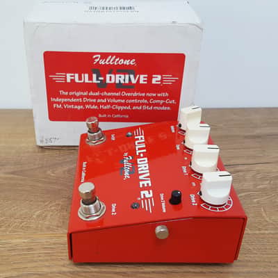 Fulltone Full-Drive 2 V2 2018 - Present - Red image 7