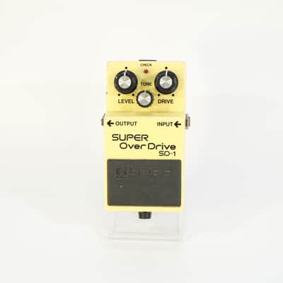 Boss SD-1 Super Overdrive (s/n DC14674, Black Label, Made in Taiwan, Incl. Box and Manual) image 2