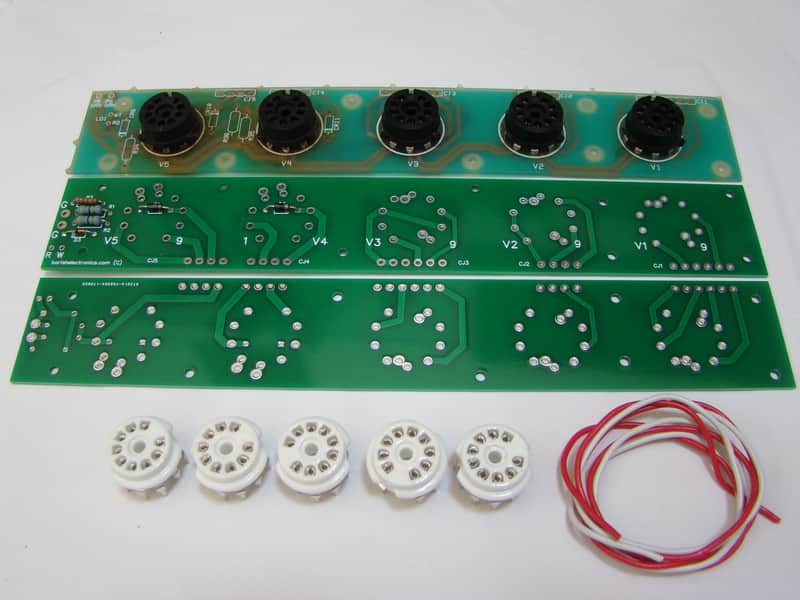 Fender Blues Jr.  Tube Board  (A, B, C, D) "Green Board" PCB USA Shipping image 1