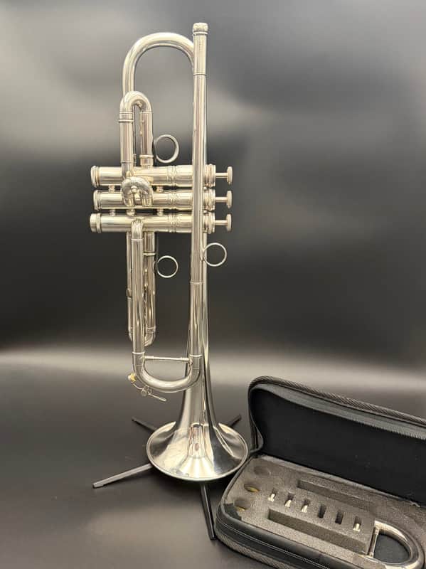 Conn Vintage One 1B-46 Trumpet - Fred Powell - Silver Plate image 1