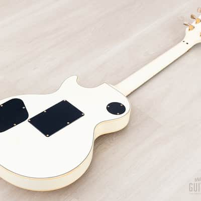 1987 Burny LC-100YS Yasu Signature Vintage Guitar Snow White w/ Tremolo & Case, Japan Fernandes image 14