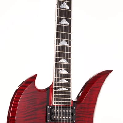 B.C. Rich USA Custom Shop Mockingbird Quilt Top Cherry Red 2026 image 7