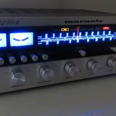 MARANTZ 2250B STEREO RECEIVER FULLY RECAPPED PRO SERVICED + LED's A+ CONDITION image 4
