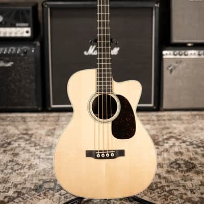 Martin BC-16E Acoustic-Electric Bass Guitar - Natural with Softshell Gig Bag image 3