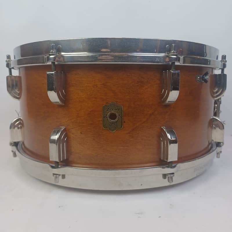 Leedy 6.5x14"June41 Natural 3Ply Maple/Nickel-Brass Broadway Standard Snare Drum image 1
