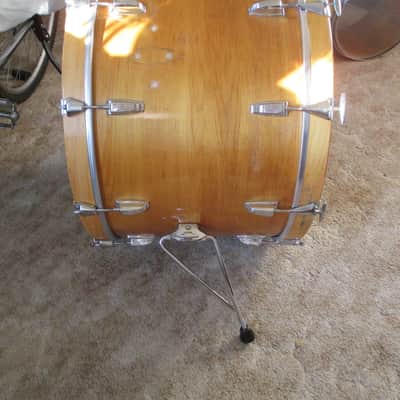 STEAL DEAL!!!! RARE - 1980'S EAMES BIRCH NATURAL DRUM SET - 14-18-24 - THUNDER SIZED! image 3
