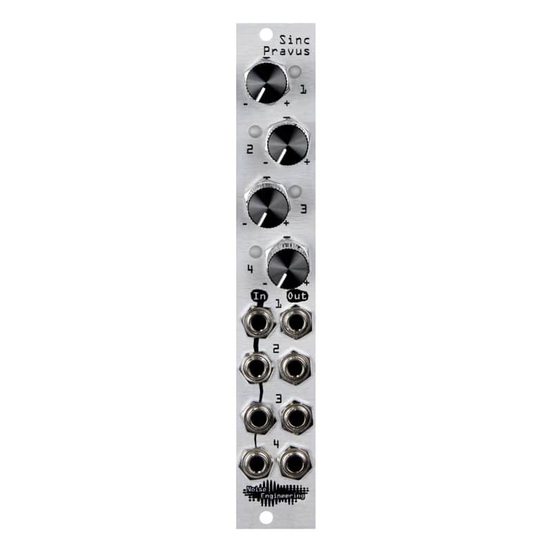 Noise Engineering Sinc Pravus Eurorack Quad Voltage Offset Module (Silver) image 1