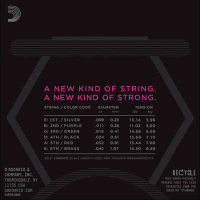 NYXL0942 09/42 Super Light D'Addario image 8
