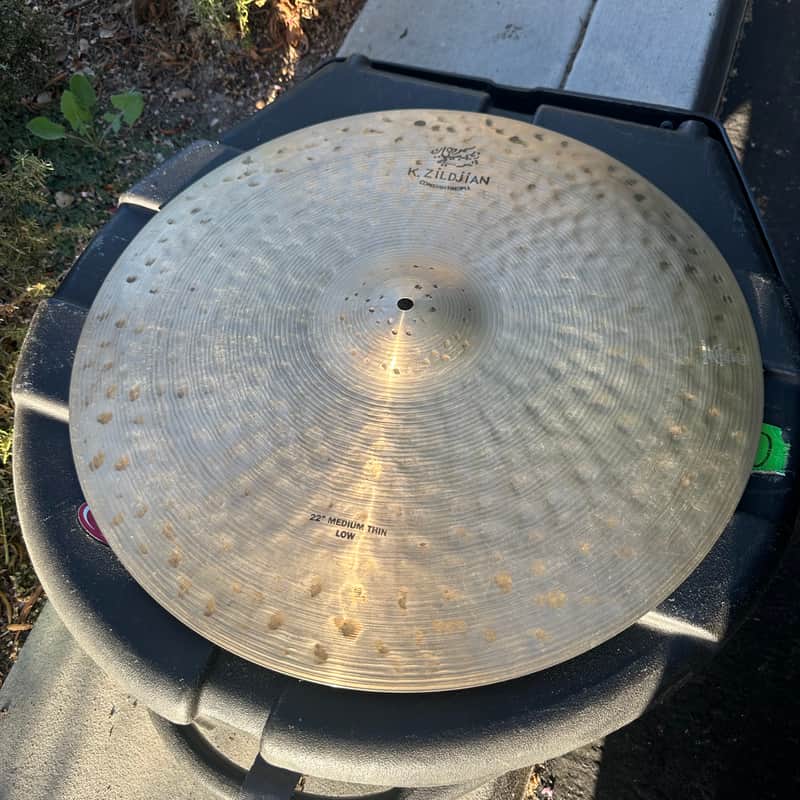 Zildjian 22" K Constantinople Medium Thin Low Ride Cymbal 2003 - Present - Traditional image 1