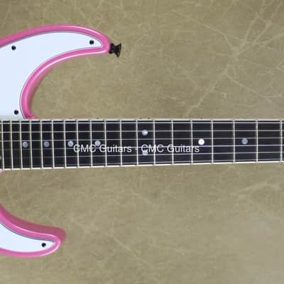 Jackson USA Custom Shop Soloist 3S Jeff Beck Style Platinum Pink Guitar image 2