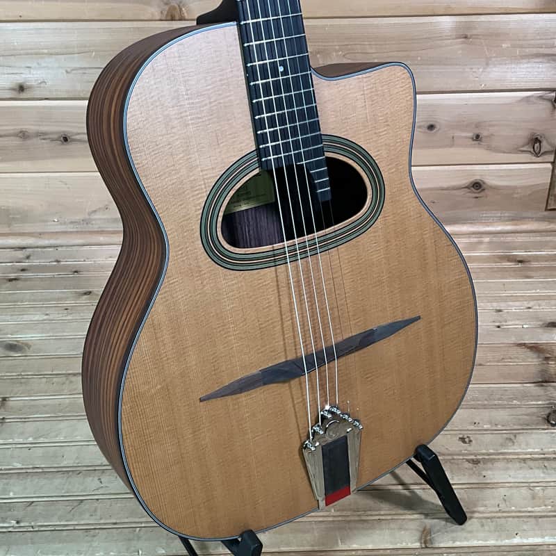 Eastman DM3 Grand Bouche Acoustic Guitar - Natural image 1