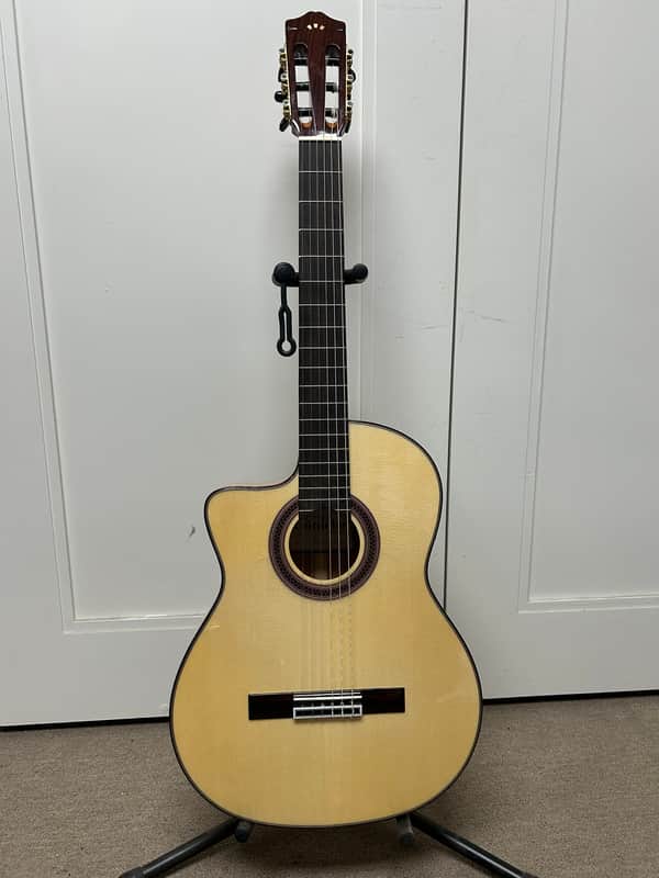 Cordoba GK Studio Lefty Nylon String Left Handed Acoustic Guitar w/Electronics - Natural image 1
