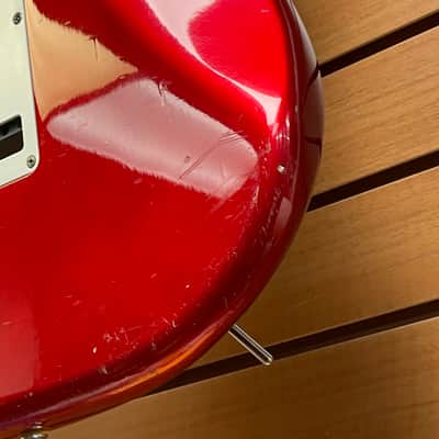 Fender Standard Stratocaster with S1 Tremolo with Maple Fretboard in Candy Apple Red w/OHSC image 14