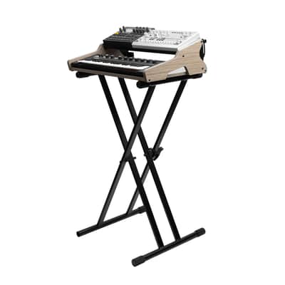 Gator Frameworks Elite Synth Oasis Series Keyboard Stand For 32-Key Midi Controllers, Black (GFW-ELITE-SYNTHOASIS-BLK-32) image 6
