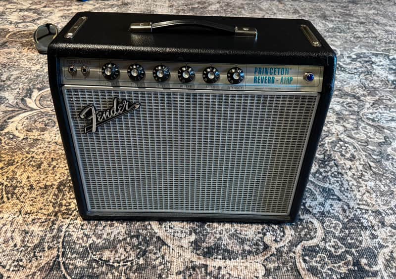 Fender '68 Custom Princeton Reverb-Amp 12-Watt 1x10" Guitar Combo 2013 - Present - Black Bild 1